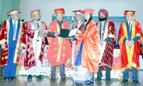 Convocation of Gadvasu, Guru Angad Dev Veterinary and Animal Sciences University, Governor of Punjab