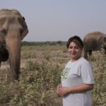 Wildlife SOS, Film Actress Divya Seth Shah, Elephant Conservation and Care Centre, Agra Bear Conservation Centre
